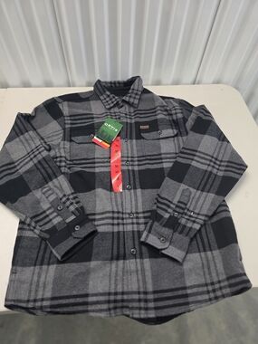 Orvis Heavy Flannel Shirt Jacket Men's Size Medium NWT